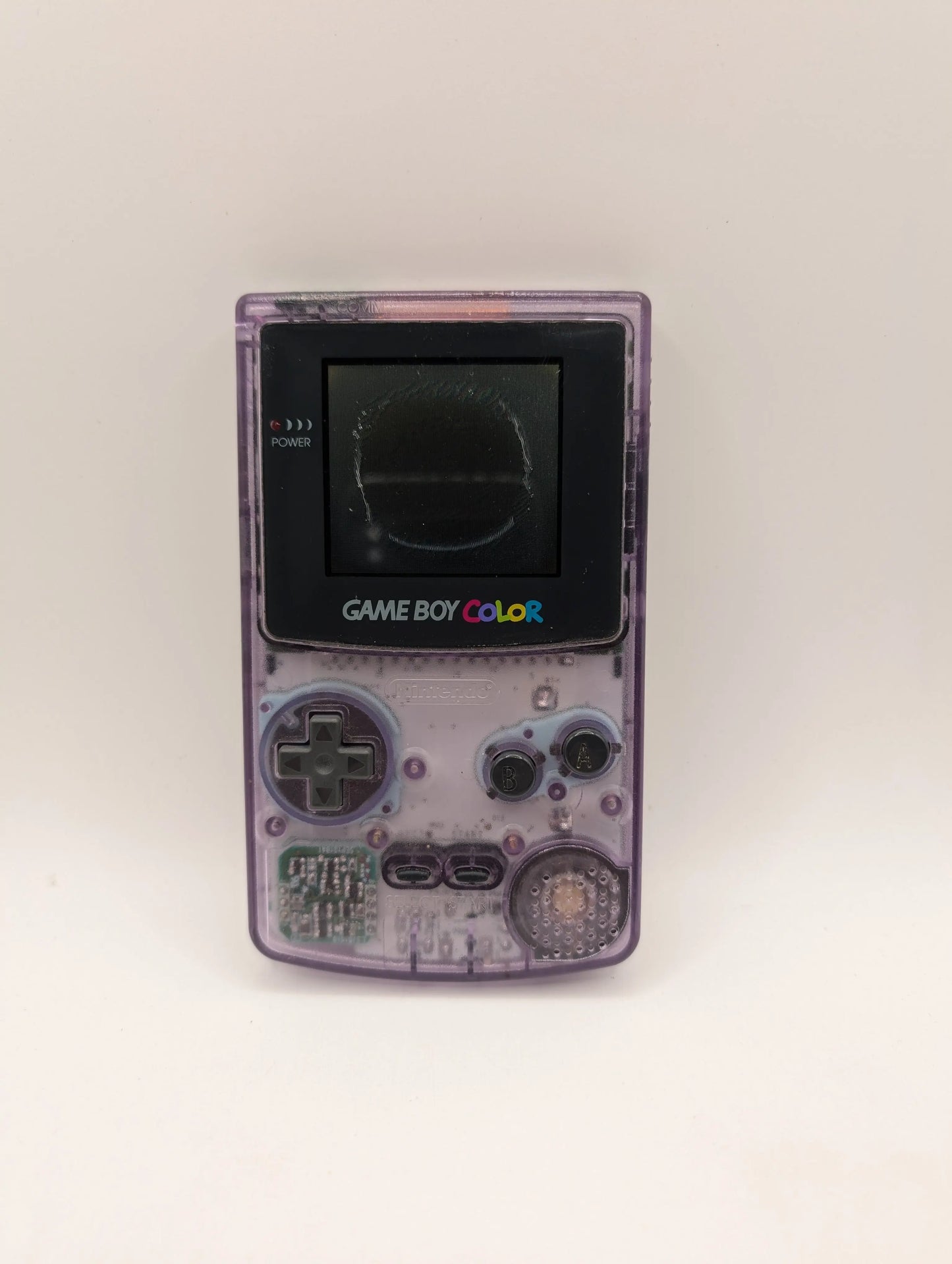 GBC Atomic Purple Nintendo Game Boy Color TURNS ON but not working screen FRENLY BRICKS - Open 7 Days