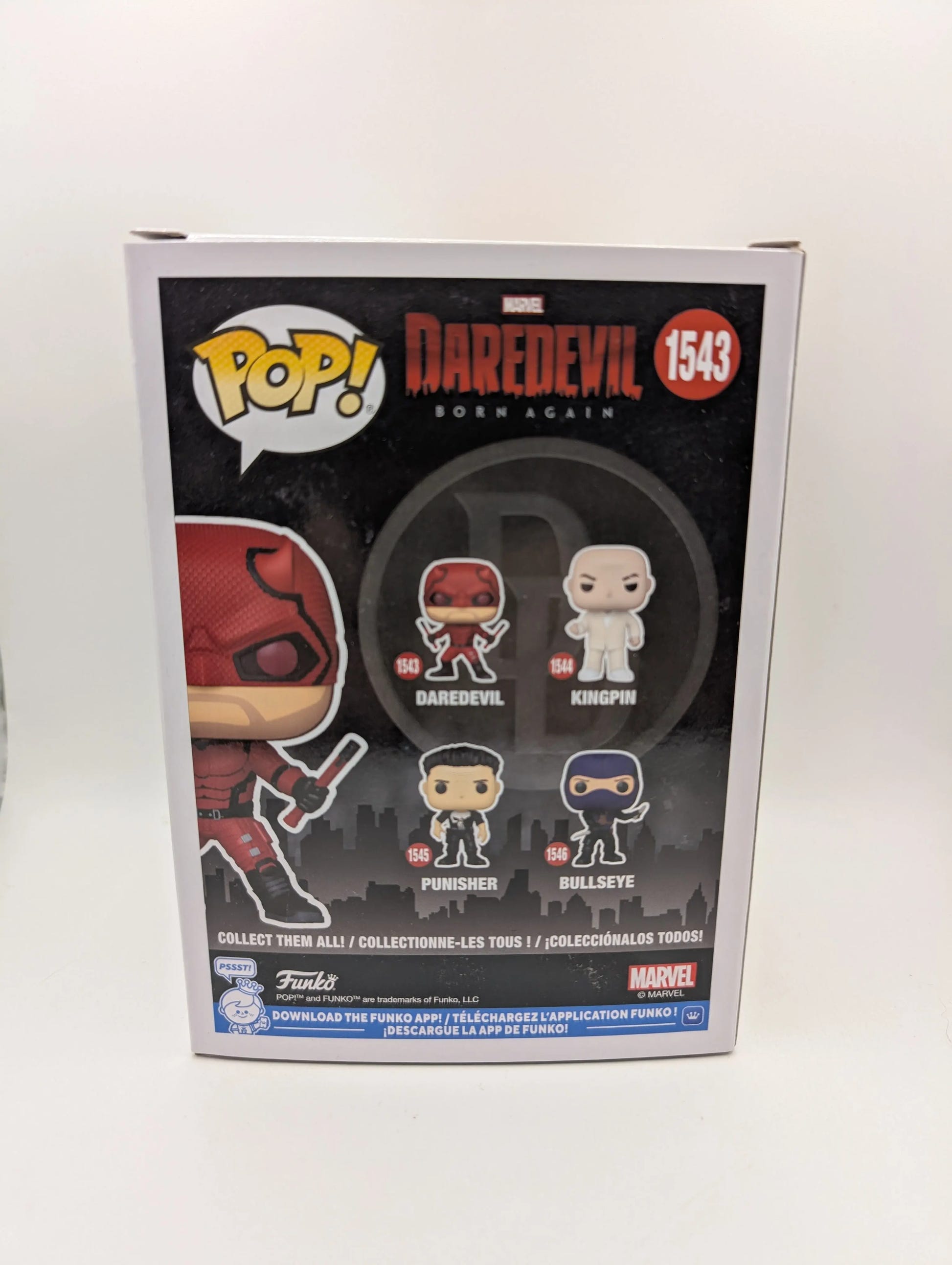 Funko POP! Marvel Daredevil Born Again #1543 Daredevil FRENLY BRICKS - Open 7 Days image 3