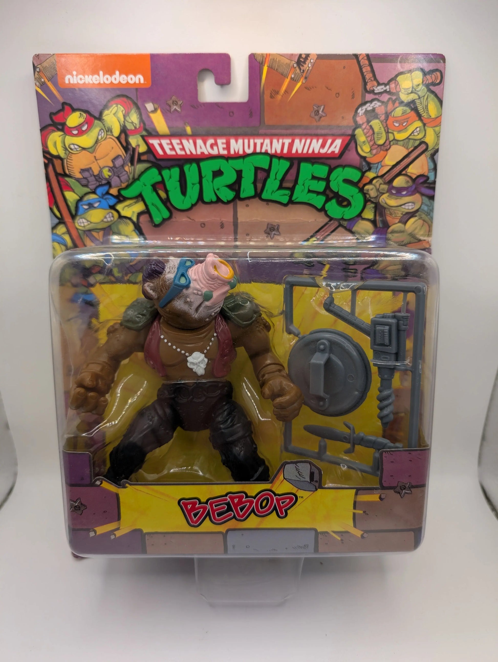 Nickelodeon Teenage Mutant Ninja Turtles TMNT Retro Bebop Action Figure New FRENLY BRICKS - Open 7 Days