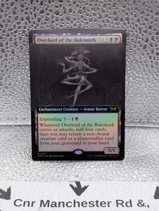 FOIL OVERLORD OF THE BALEMURK (EXTENDED ART) Duskmourn: House Of Horror DSK MTG 0377 FRENLY BRICKS - Open 7 Days