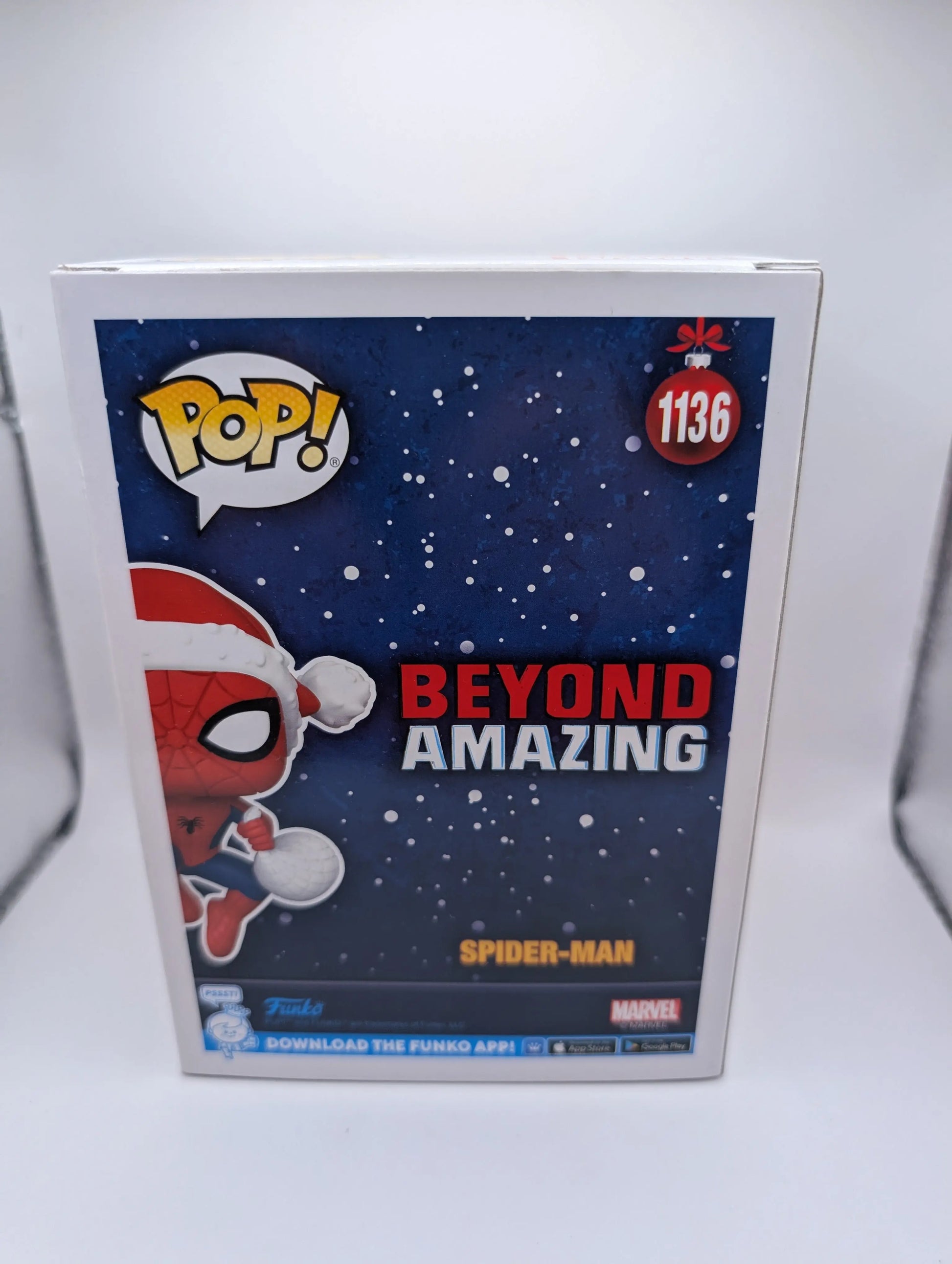 Funko Pop! ~ Marvel ~ Spider-Man ~ #1136 ~ “Funko Special Edition” ~ Holiday FRENLY BRICKS - Open 7 Days