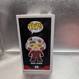 FUNKO Pop Vinyl Nien Nunb Star Wars #88 FRENLY BRICKS - Open 7 Days