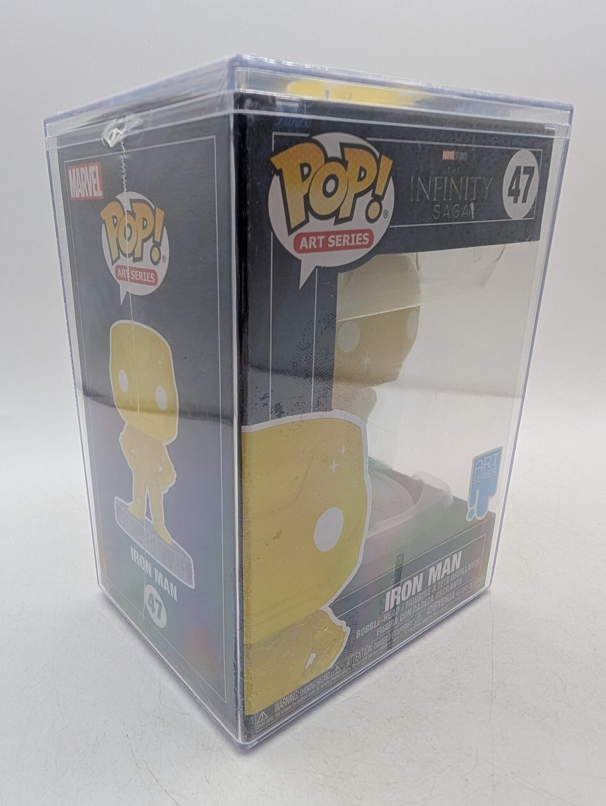 Funko 2021 Pop! Art Series #47 Iron Man Marvel Infinity Saga Sealed Protector, photo 8 image 8