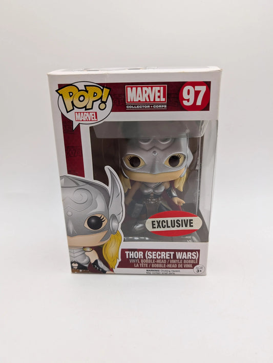 Funko Pop Marvel - Thor (Secret Wars) #97 - Damaged box FRENLY BRICKS - Open 7 Days