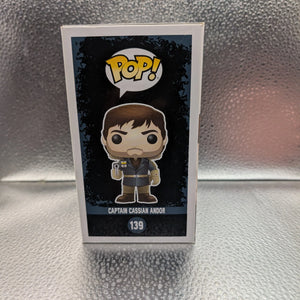 FUNKO Pop Vinyl Captain Cassian Andor Star Wars #139 FRENLY BRICKS - Open 7 Days