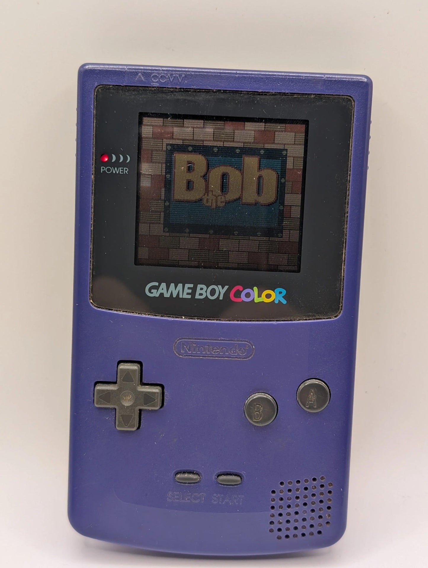 Nintendo Game Boy Color Console CGB-001 - Grape Purple - Tested Working NO GAME INCLUDE FRENLY BRICKS - Open 7 Days