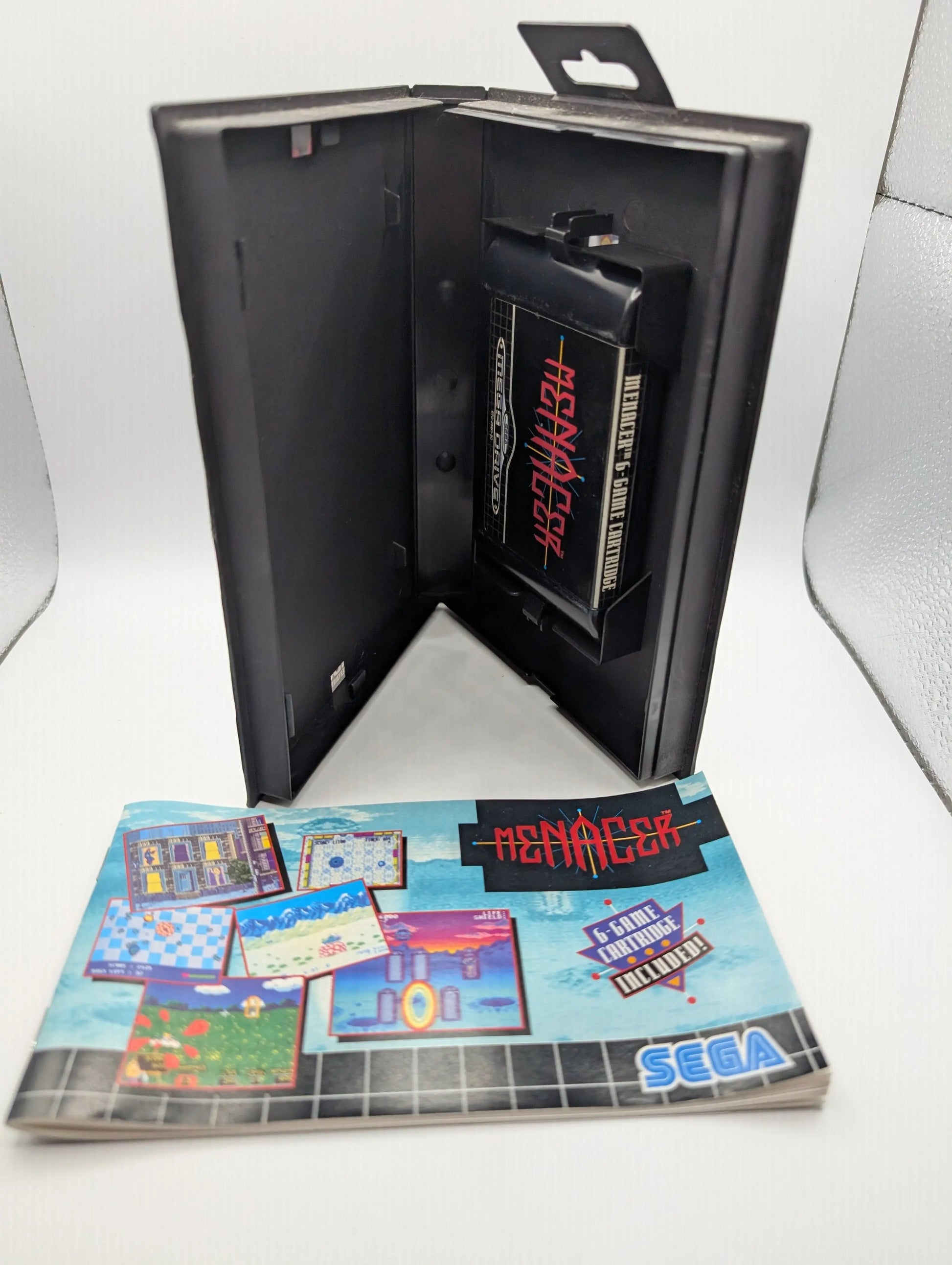 Sega Mega Drive Spiel " Menacer 6 Game Cartridge " MD 16-Bit | OVP PAL USED FRENLY BRICKS - Open 7 Days