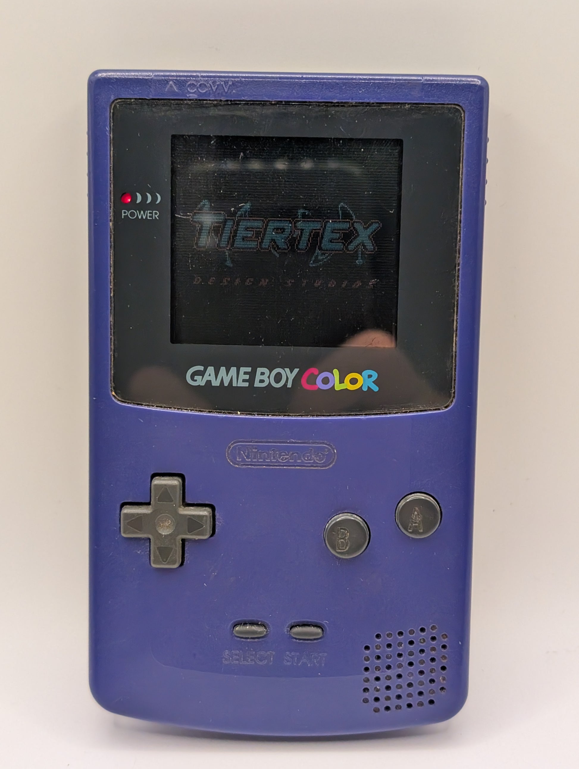 Nintendo Game Boy Color Console CGB-001 - Grape Purple - Tested Working NO GAME INCLUDE