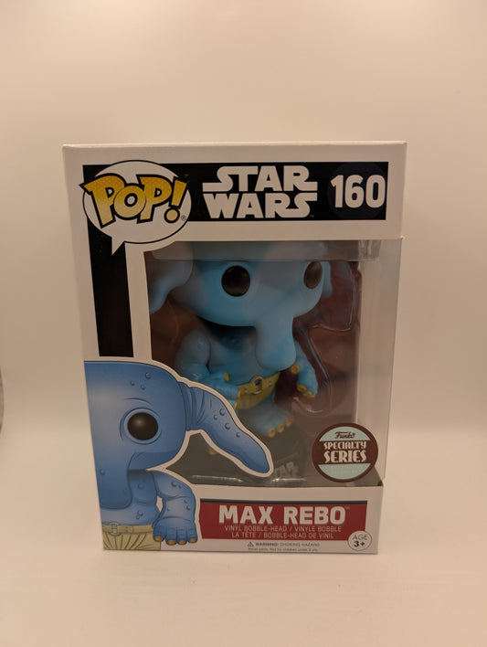Star Wars Funko Pop - Max Rebo - No. 160 - Specialty Series FRENLY BRICKS - Open 7 Days