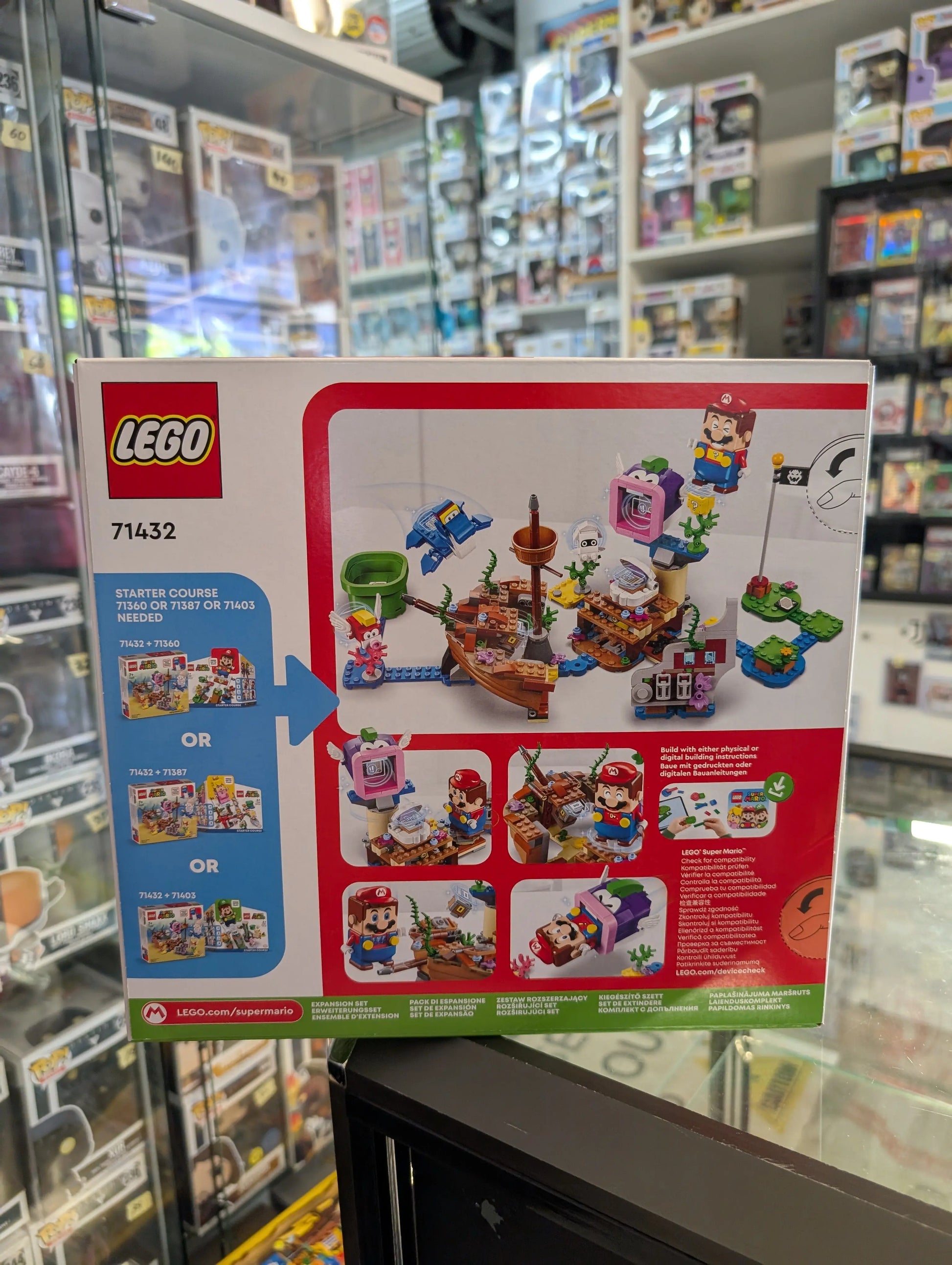 LEGO Super Mario Dorrie's Sunken Shipwreck Adventure 71432 FRENLY BRICKS - Open 7 Days