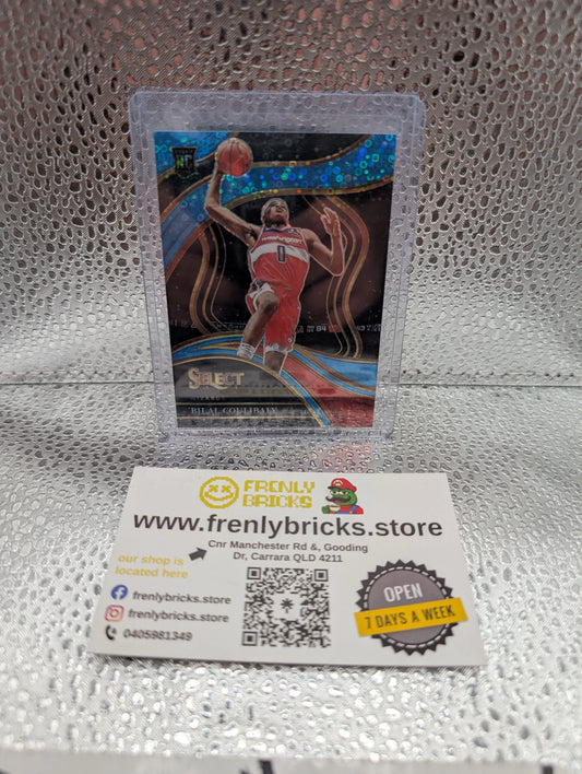 2023-24 Select H2 Bilal Coulibaly #268 Blue Disco Courtside /99 FRENLY BRICKS - Open 7 Days