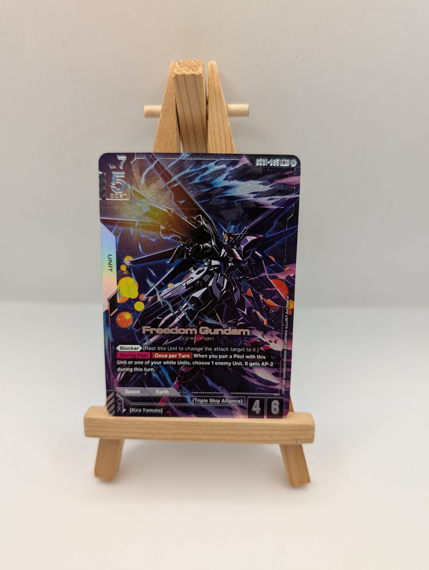 Freedom Gundam GD01-065 LR+ Alt Art GUNDAM TCG CARD GAME ENGLISH NEWTYPE RISING FRENLY BRICKS - Open 7 Days