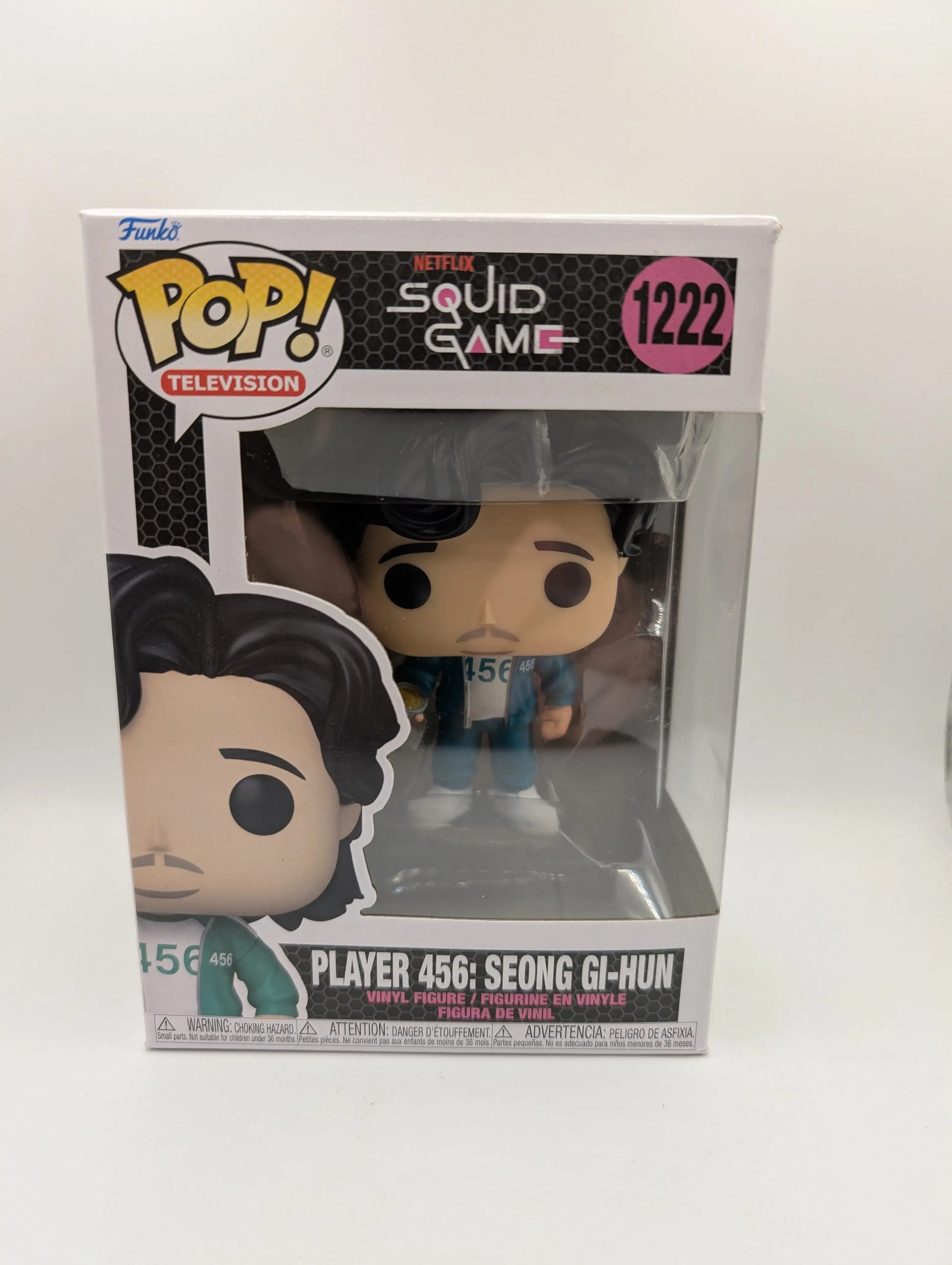Netflix Squid Game #1222 Player 456: Seong Gi-Hun Funko Pop! TV Vinyl Figure FRENLY BRICKS - Open 7 Days image 1