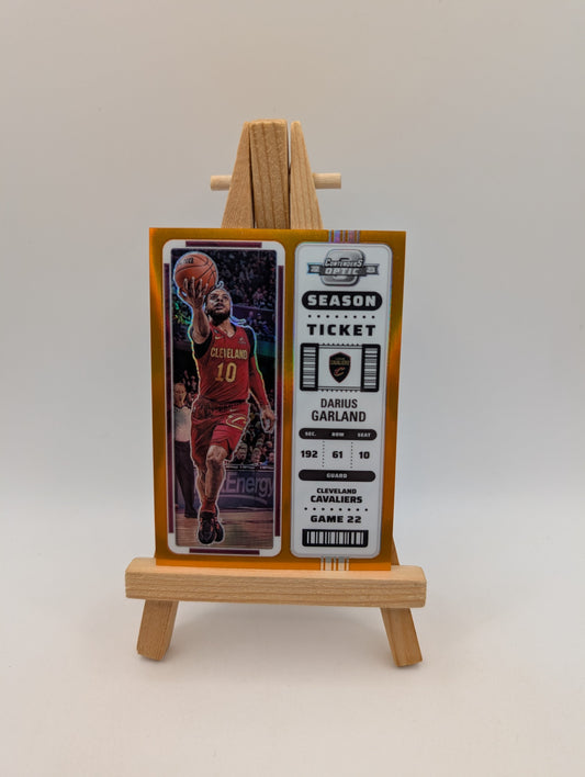 Darius Garland 2022-23 Panini Contenders Optic Season Ticket Orange Prizm #4 /49 FRENLY BRICKS - Open 7 Days