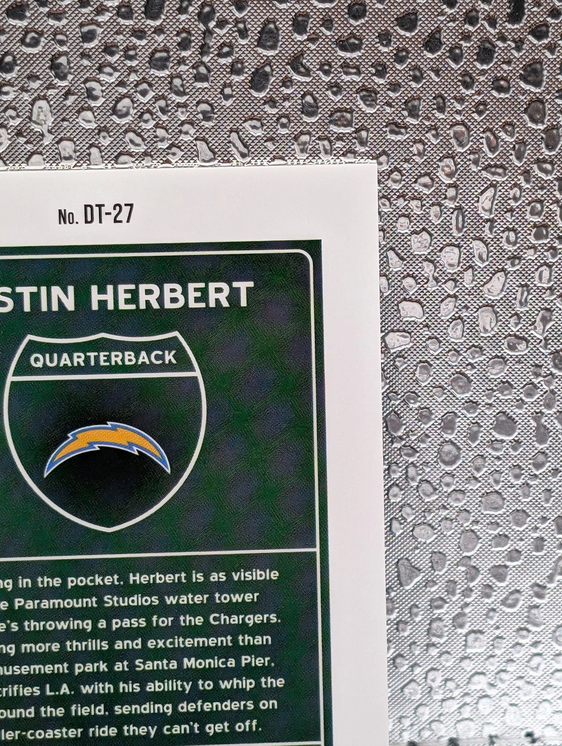 Justin Herbert Downtown Case Hit 2021 Donruss Optic Football SSP DT-27 FRENLY BRICKS - Open 7 Days