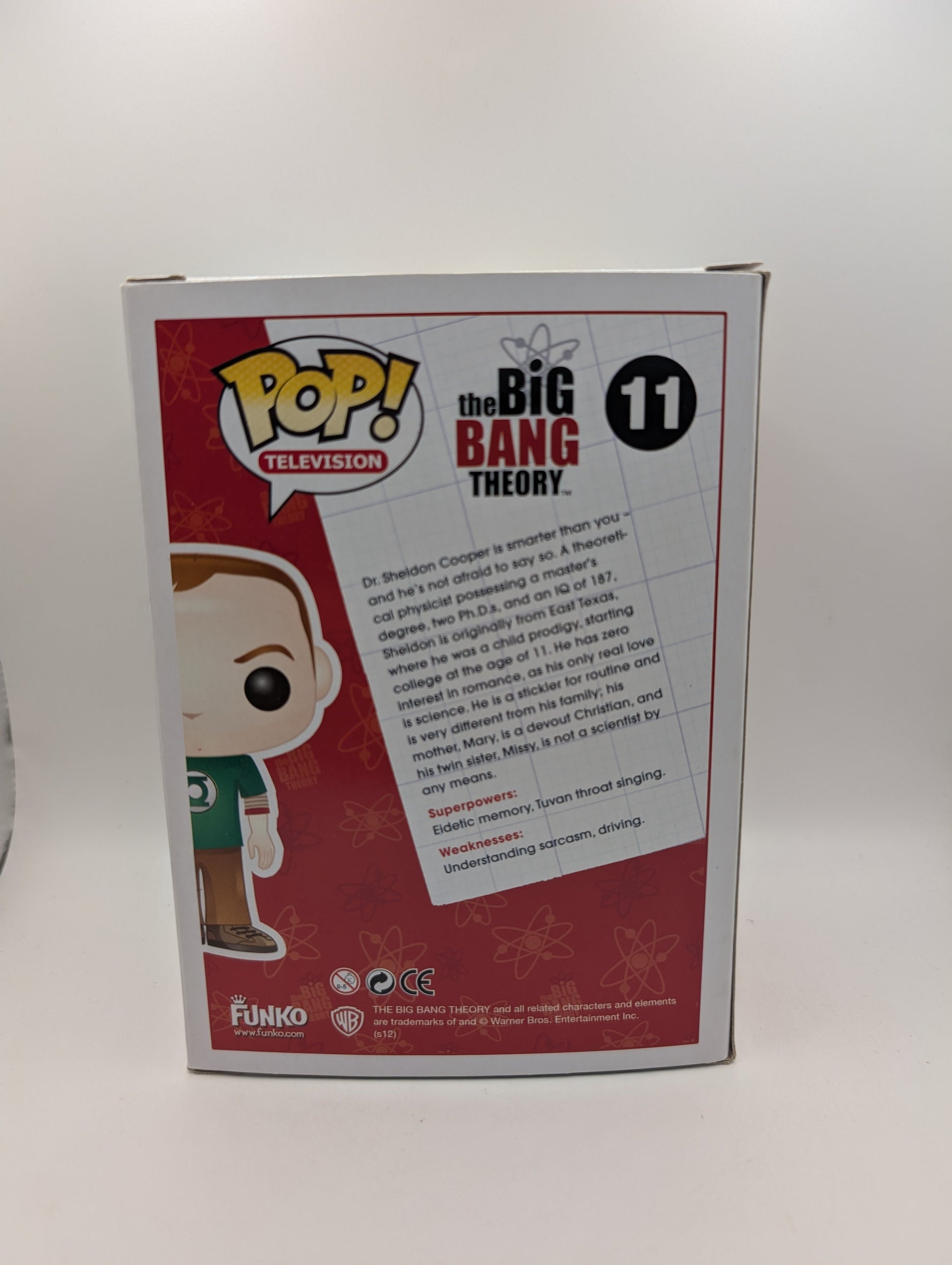 Sheldon Cooper Funko Pop! #11 - The Big Bang Theory FRENLY BRICKS - Open 7 Days