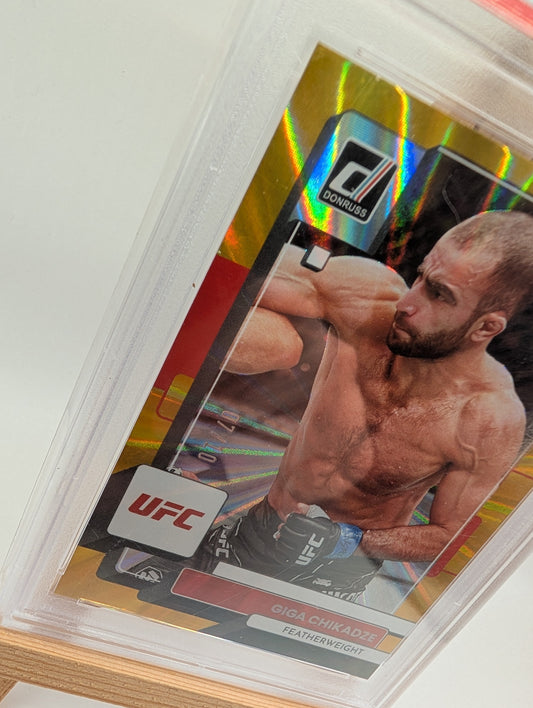 Giga Chikadze 2023 Holo Gold Lazer Donruss PSA 10 /10 FRENLY BRICKS - Open 7 Days