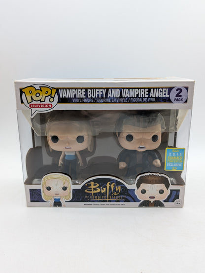 Funko POP! Vampire Buffy And Vampire Angel 2 Pack 2016 Summer Convention
