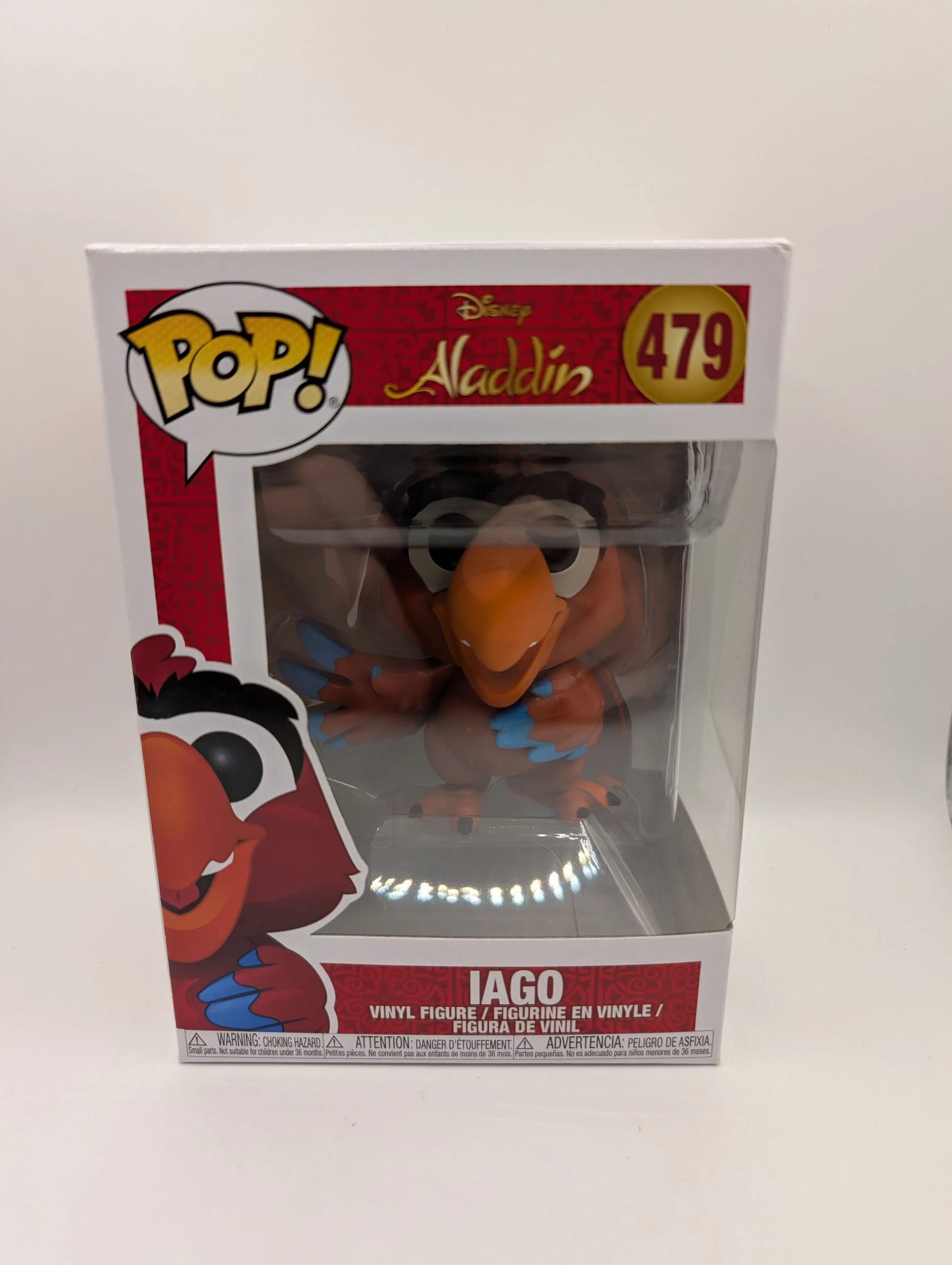IAGO #479 FUNKO POP VINYL FIGURE DISNEY ALADDIN FRENLY BRICKS - Open 7 Days image 1