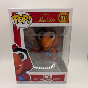 IAGO #479 FUNKO POP VINYL FIGURE DISNEY ALADDIN FRENLY BRICKS - Open 7 Days