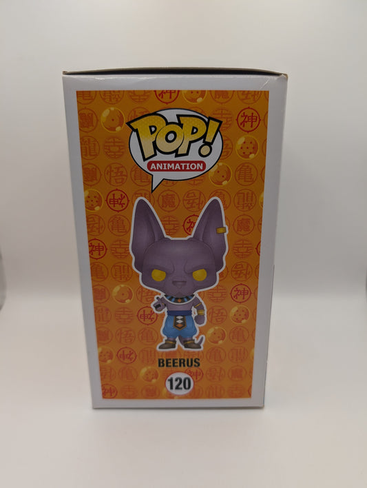 Funko Pop Vinyl Dragon Ball Z 120 Beerus 2016 FRENLY BRICKS - Open 7 Days