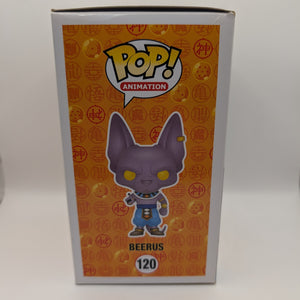 Funko Pop Vinyl Dragon Ball Z 120 Beerus 2016 FRENLY BRICKS - Open 7 Days