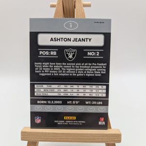 2025 Donruss Optic Retro Ashton Jeanty Prizm Auto #8 Rookie Raiders RC Autograph FRENLY BRICKS - Open 7 Days