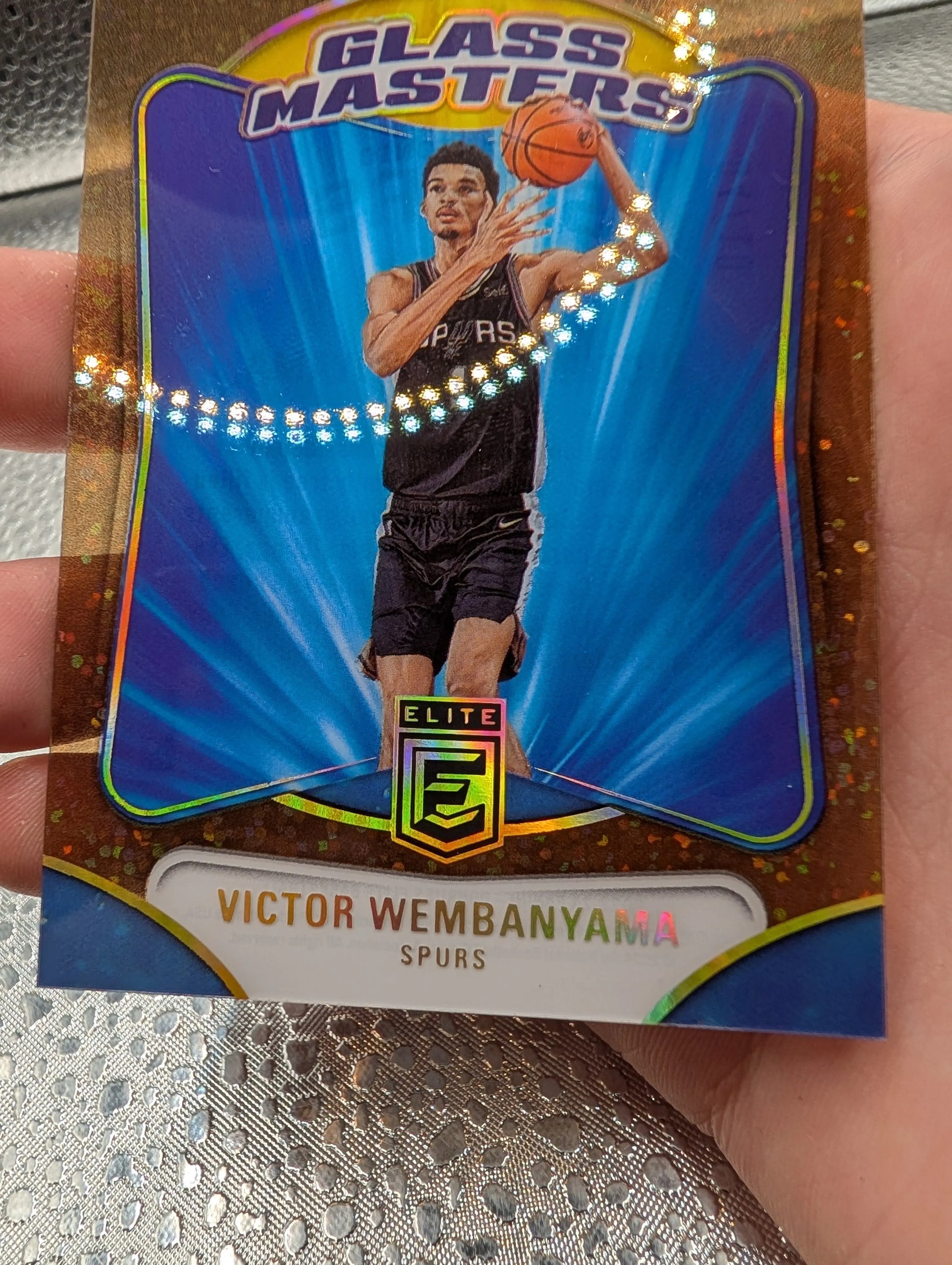 Victor Wembanyama 04/10 Glass Masters Panini Elite FRENLY BRICKS - Open 7 Days