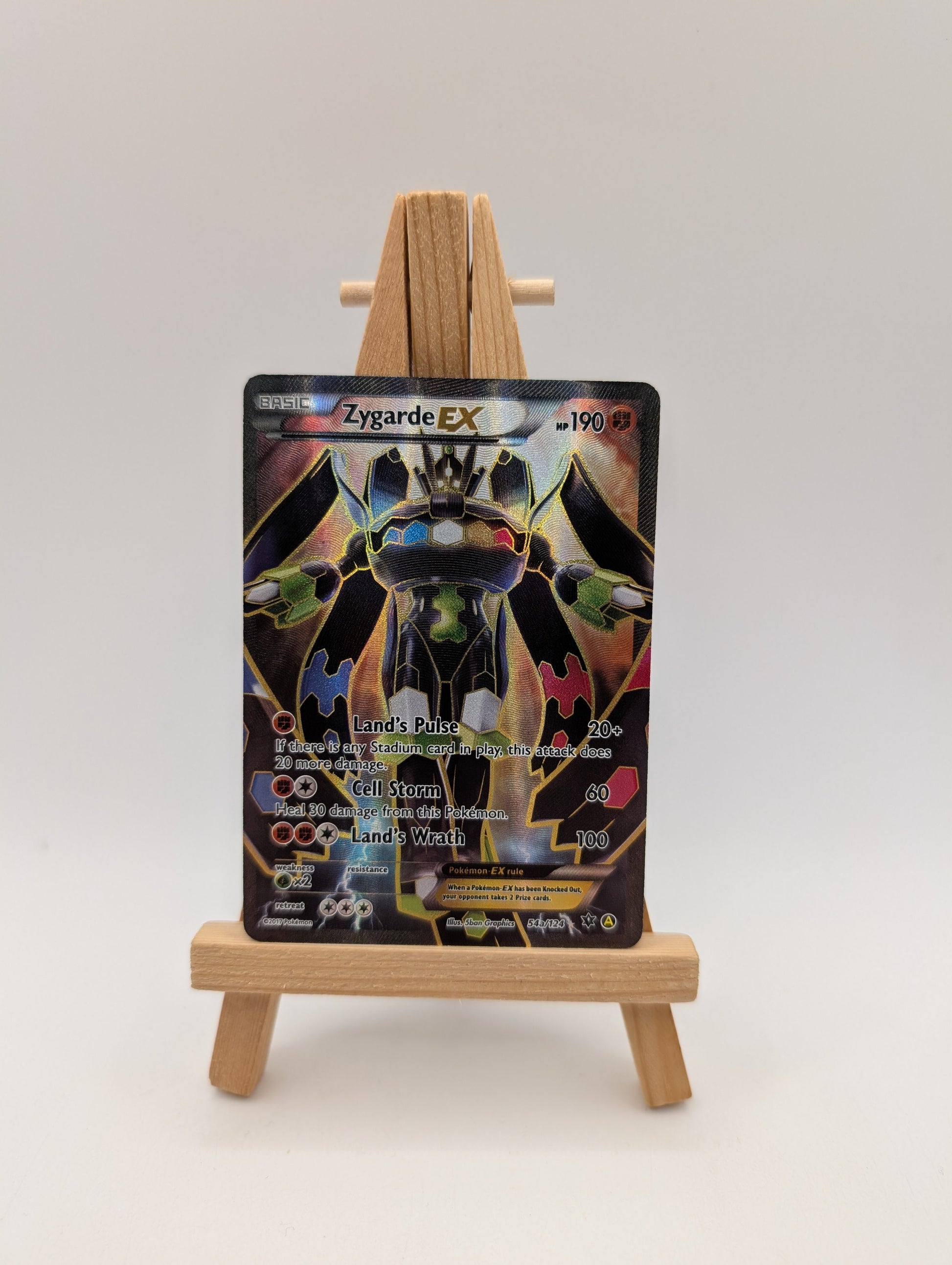 2017 Pokemon Zygarde EX - 54a/124 - Alternate Art Promos - 054a/124 - RAW FRENLY BRICKS - Open 7 Days