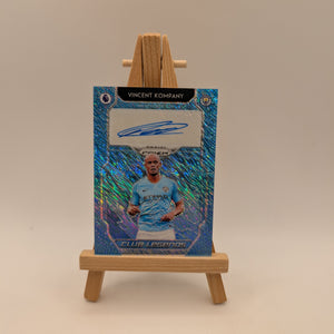 2019 Panini Prizm Premier Vincent Kompany Club Legends Auto Blue Shimmer FOTL FRENLY BRICKS - Open 7 Days