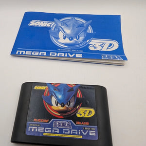 SEGA SMD Mega Drive - Sonic 3D Flickies Island PAL + Instruction, Case, Game FRENLY BRICKS - Open 7 Days