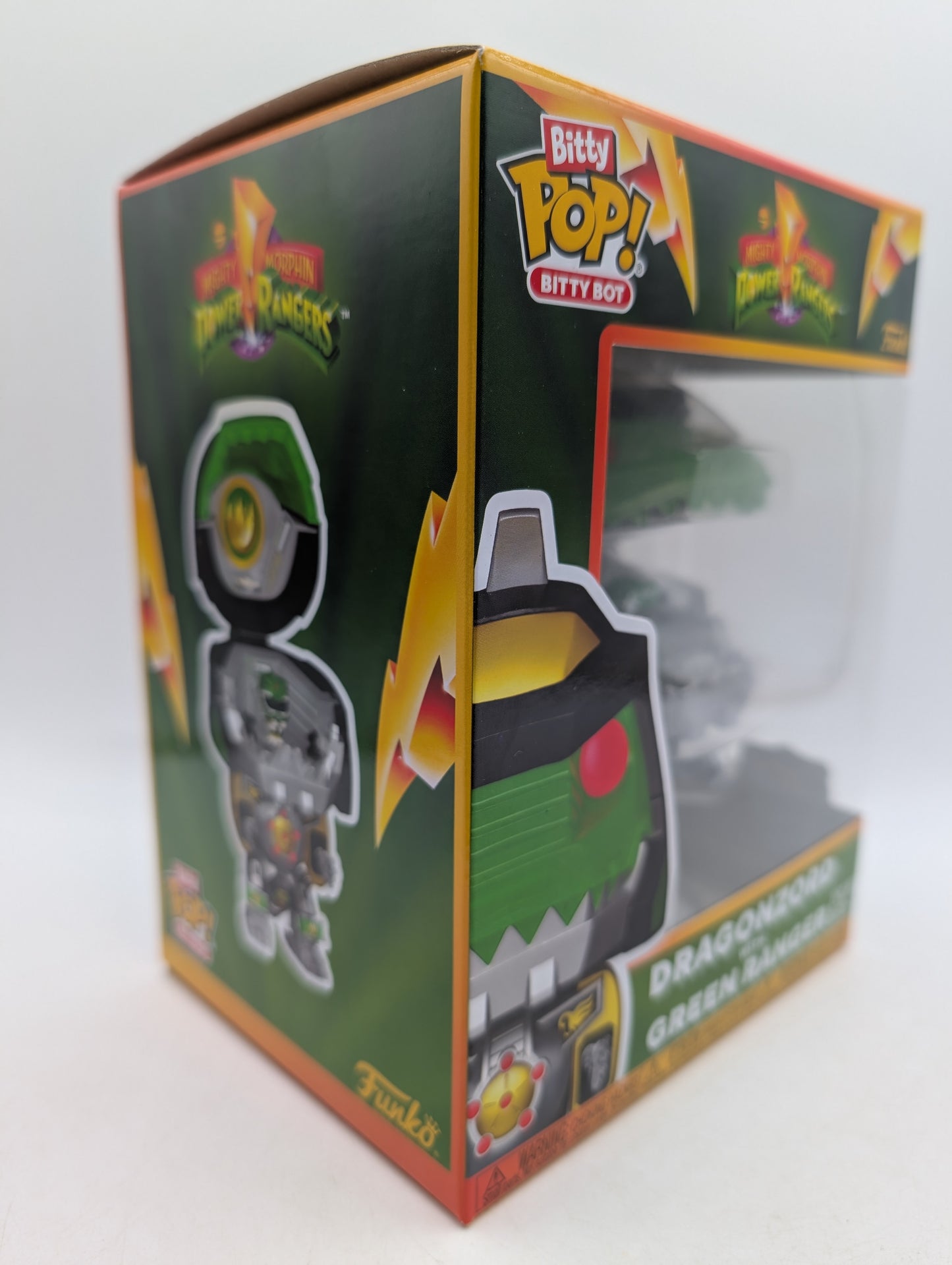 Bitty POP! Mighty Morphin Power Rangers Dragonzord with Green Ranger 2Pc