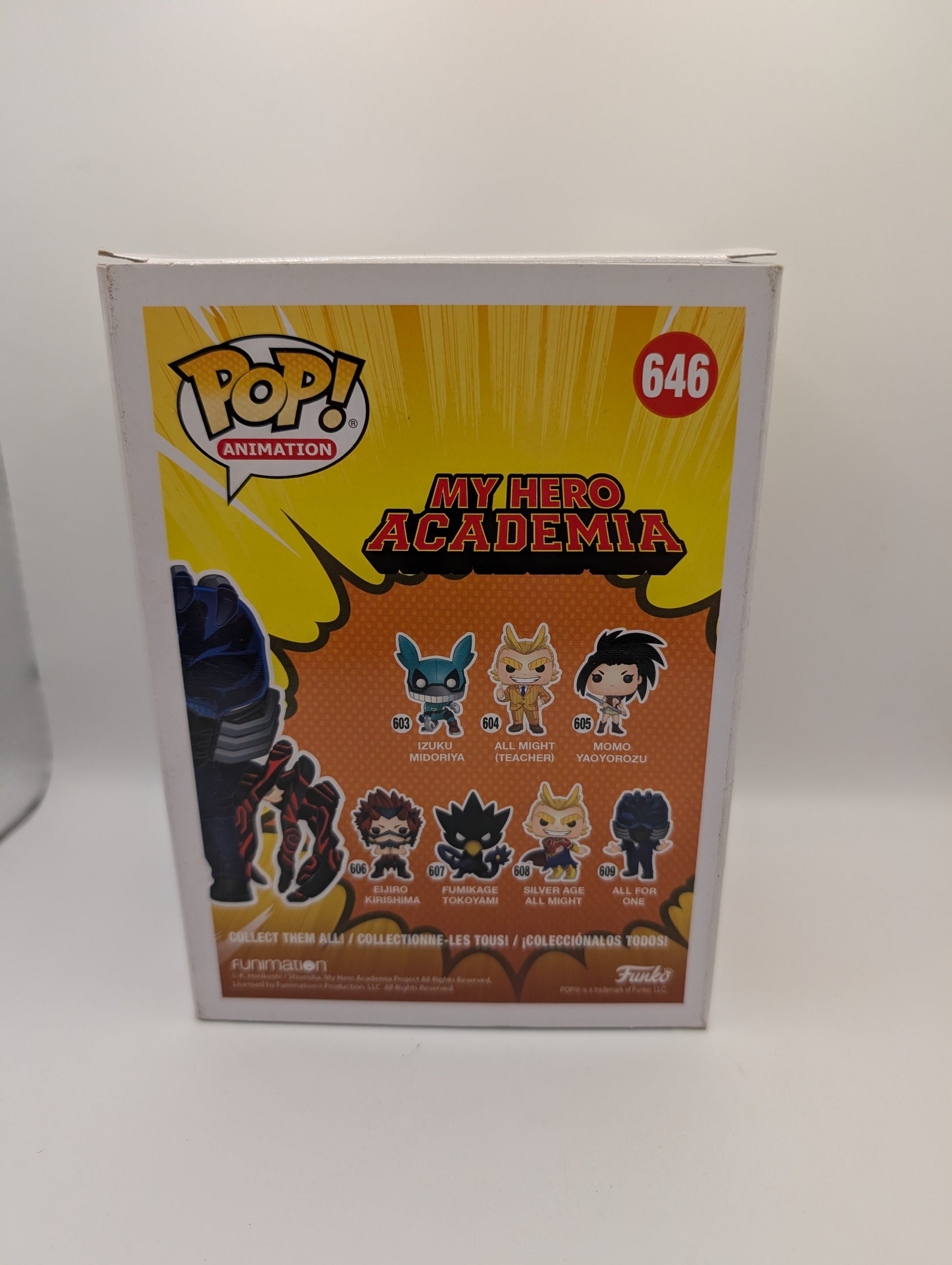 Funko Pop My Hero Academia All for One 646 Special Edition Vinyl FRENLY BRICKS - Open 7 Days