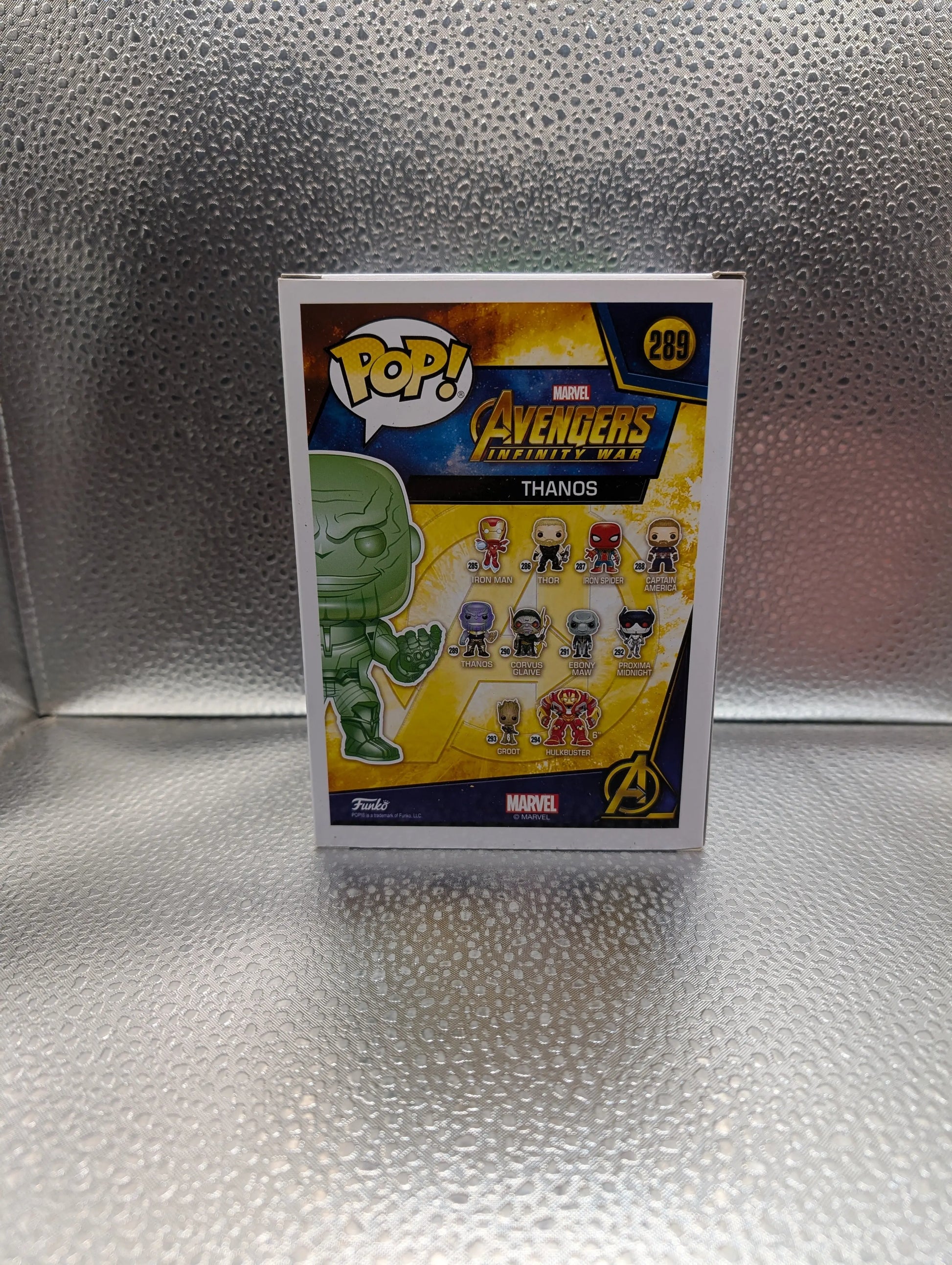 FUNKO Pop Vinyl Thanos Marvel #289 FRENLY BRICKS - Open 7 Days