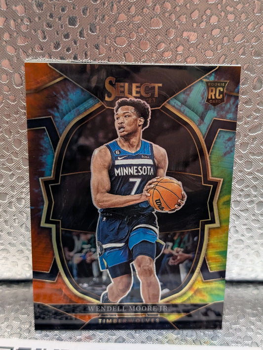 2022-23 Select Prizms Tie-Dye #73 Wendell Moore Jr. /25 FRENLY BRICKS - Open 7 Days
