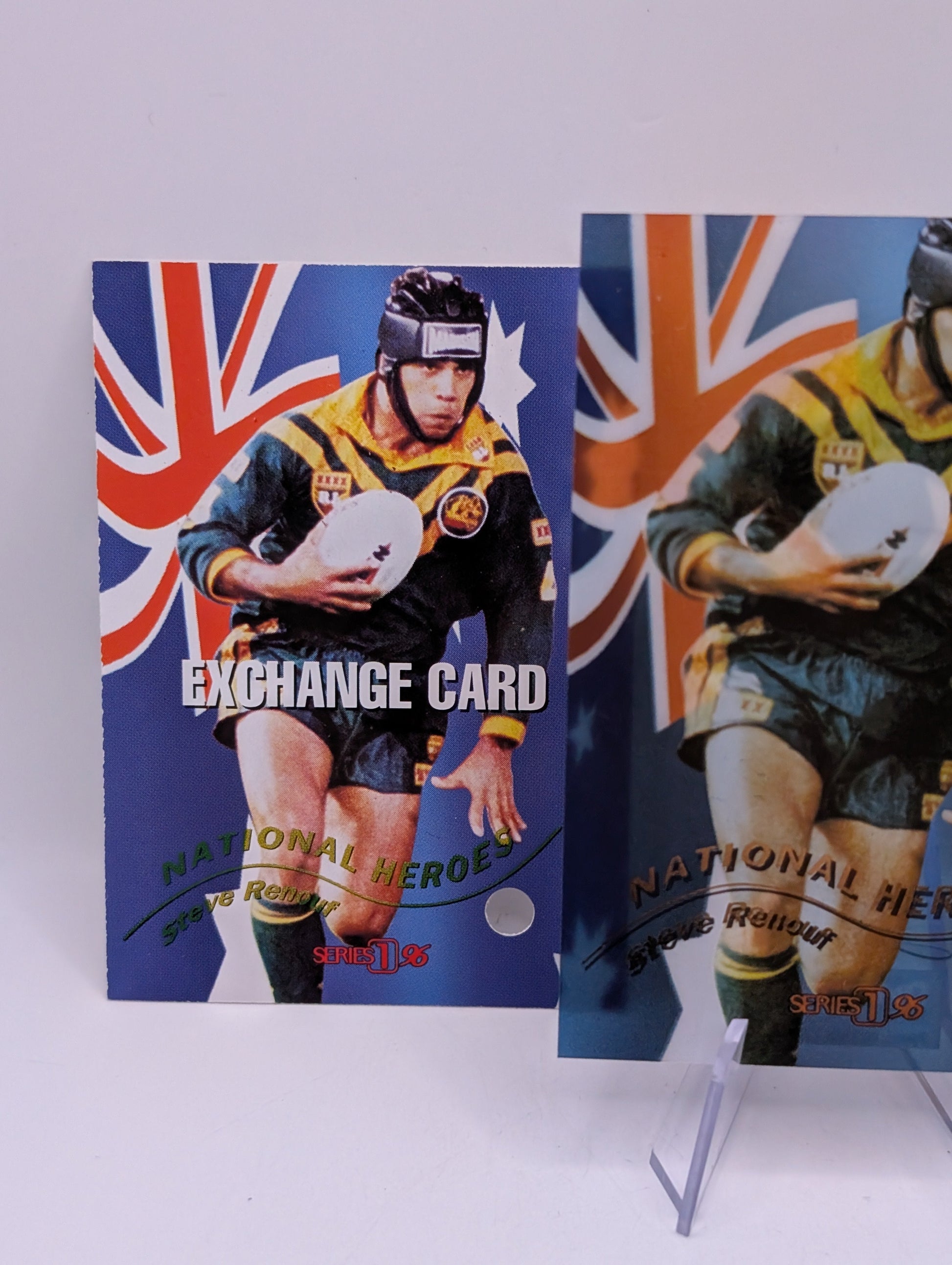 1996 Dynamic Rugby League National Heroes NH5 Steve Renouf Redemption/Auto/Cert FRENLY BRICKS - Open 7 Days