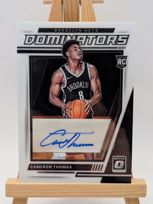 2021-22 Donruss Optic Dominators Signatures Cameron Thomas RC /99 FRENLY BRICKS - Open 7 Days