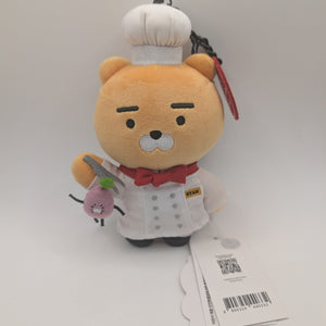 Netflix Culinary Class Wars x Kakao Friends Ryan Chef Plush Keychain - Korea Exclusive Collab FRENLY BRICKS - Open 7 Days