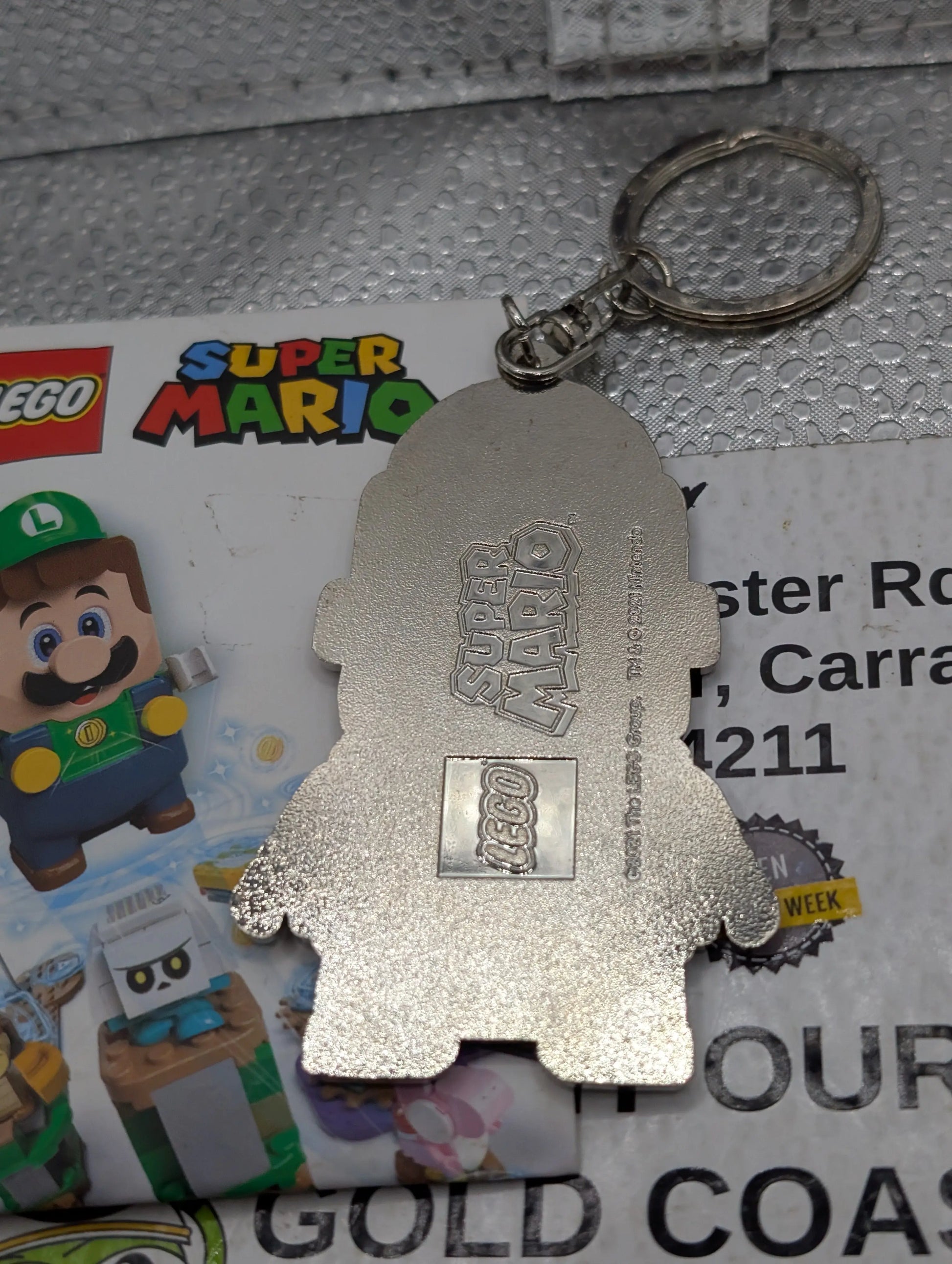 LEGO Luigi Collectable Super Mario VIP Keychain FRENLY BRICKS - Open 7 Days