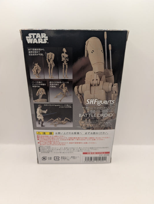 S.H.Figuarts STAR WARS Battle Droid Resale Ver. ABS PVC Figure Bandai FRENLY BRICKS - Open 7 Days