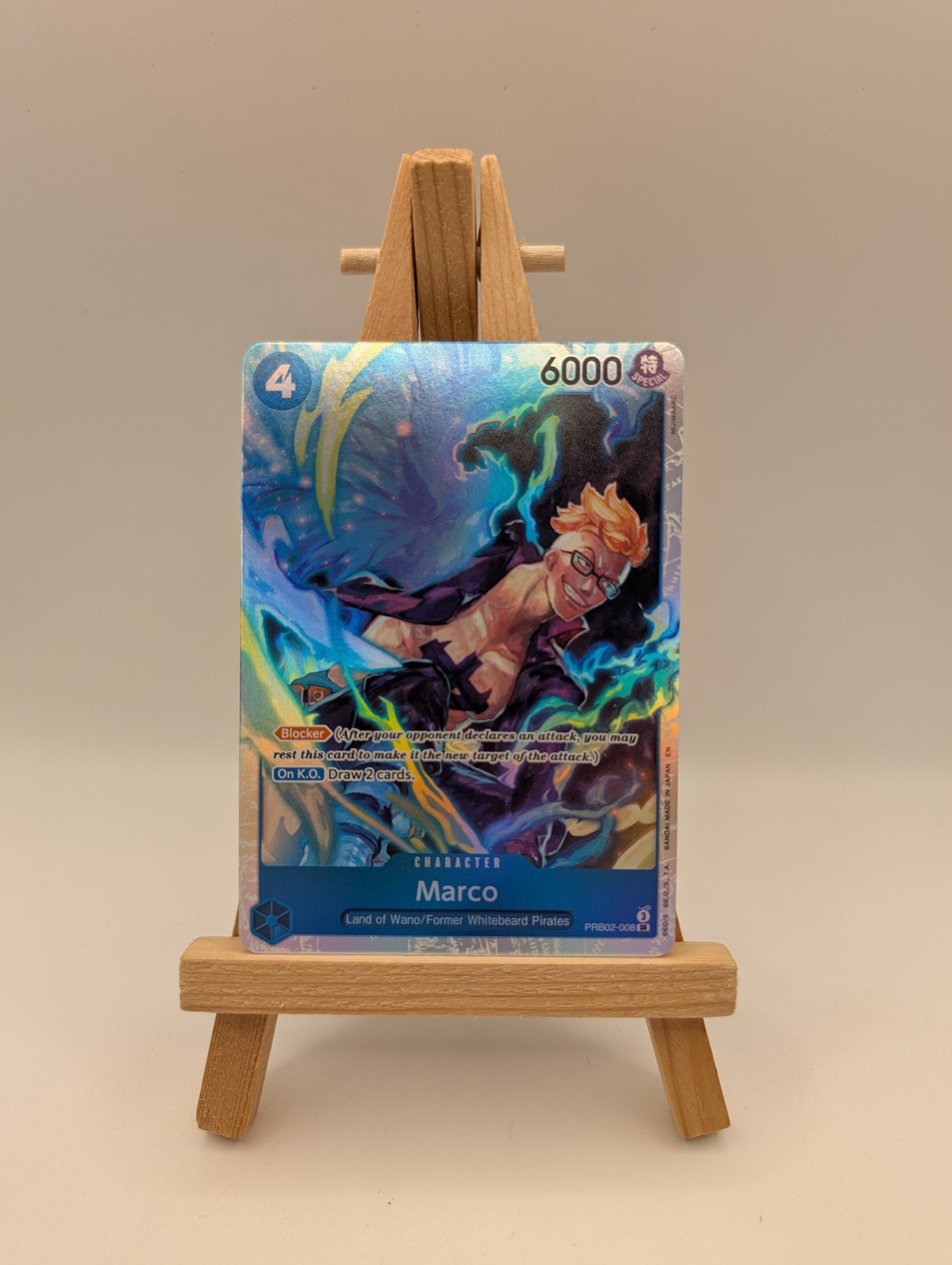 ONE PIECE TCG Marco PRB02-008 Premium Booster -The Best- Vol. 2 Foil NM FRENLY BRICKS - Open 7 Days