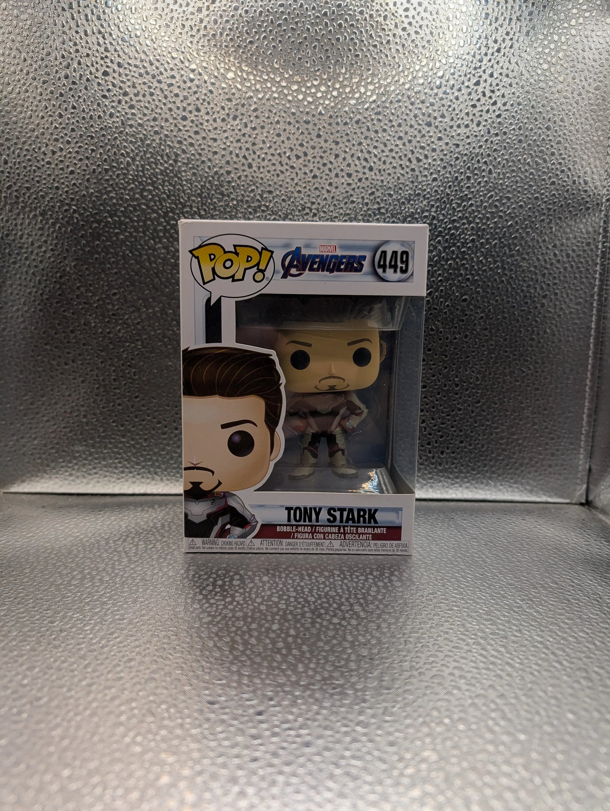 FUNKO Pop Vinyl Tony Stark Marvel #449 FRENLY BRICKS - Open 7 Days