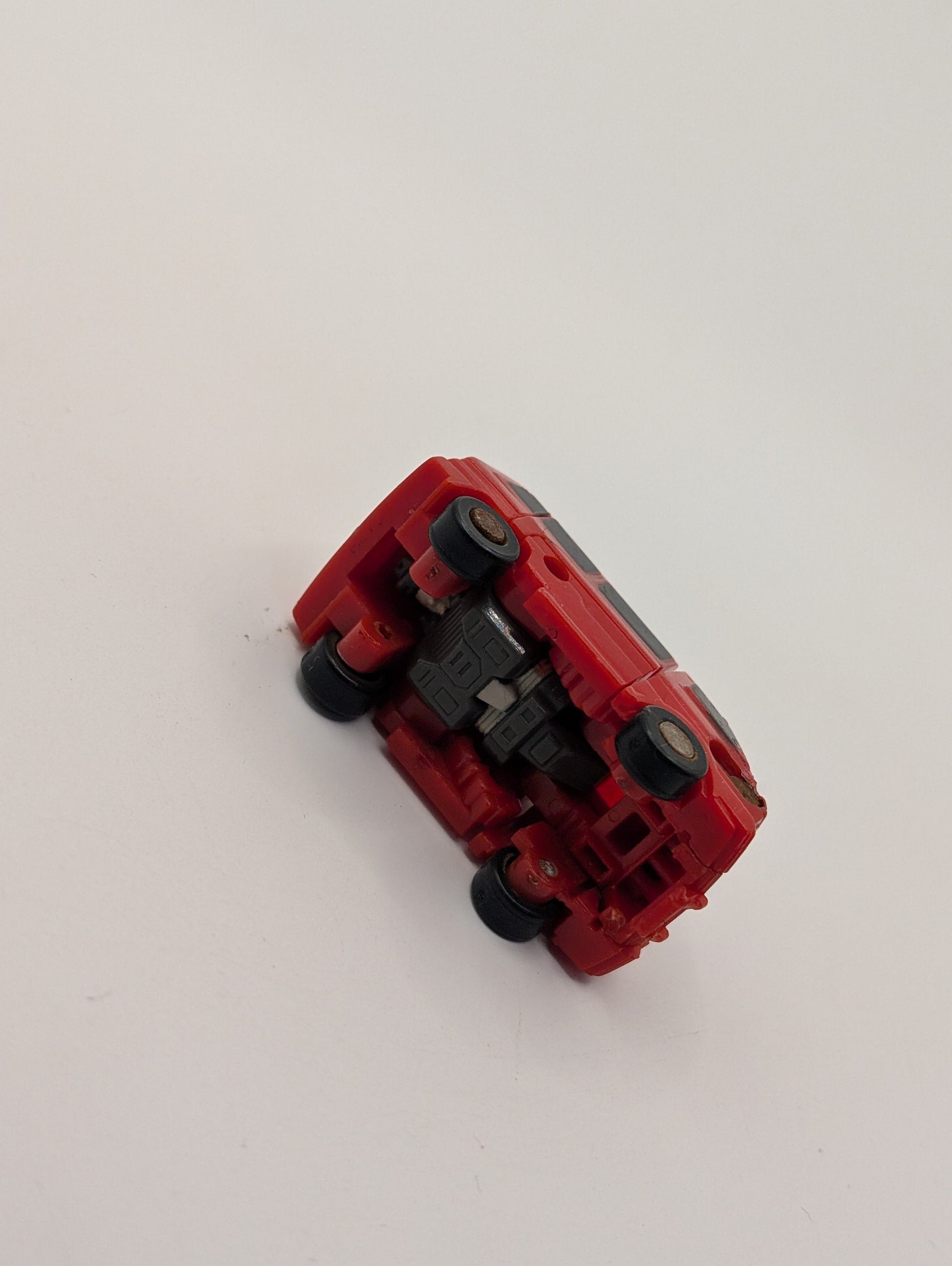 Vtg 1989 Transformers G1 Red Tote Minicar Figure Micromasters Off Road Patrol FRENLY BRICKS - Open 7 Days