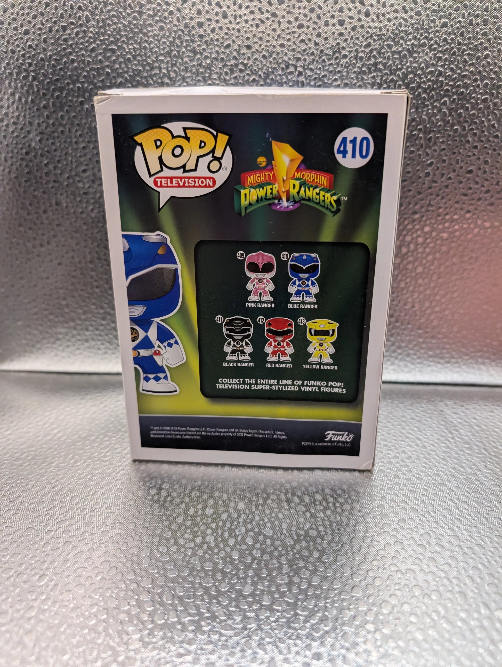FUNKO Pop Vinyl Blue Ranger Power Rangers #410 FRENLY BRICKS - Open 7 Days