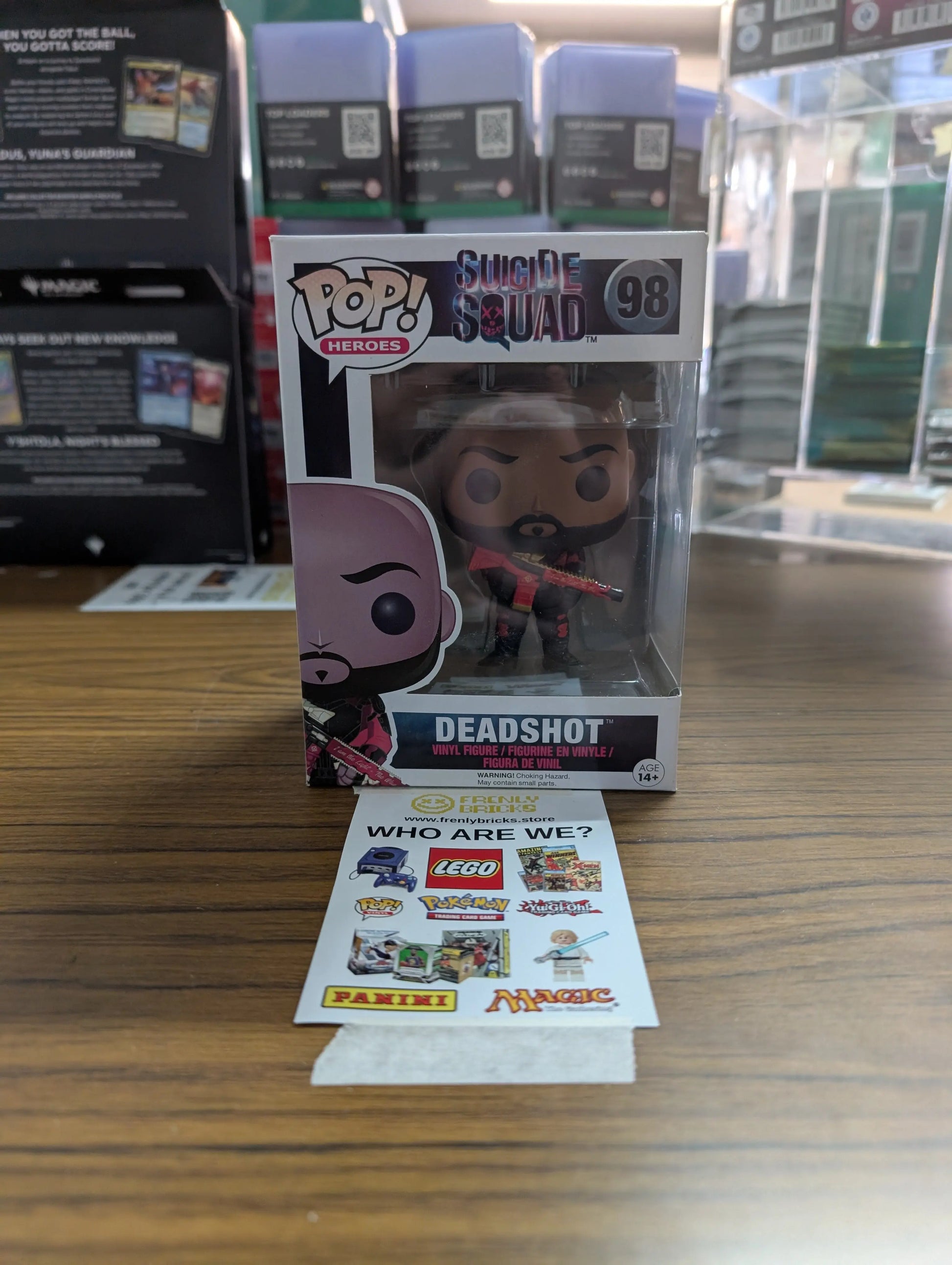 FUNKO Pop Vinyl Deadshot #98 FRENLY BRICKS - Open 7 Days