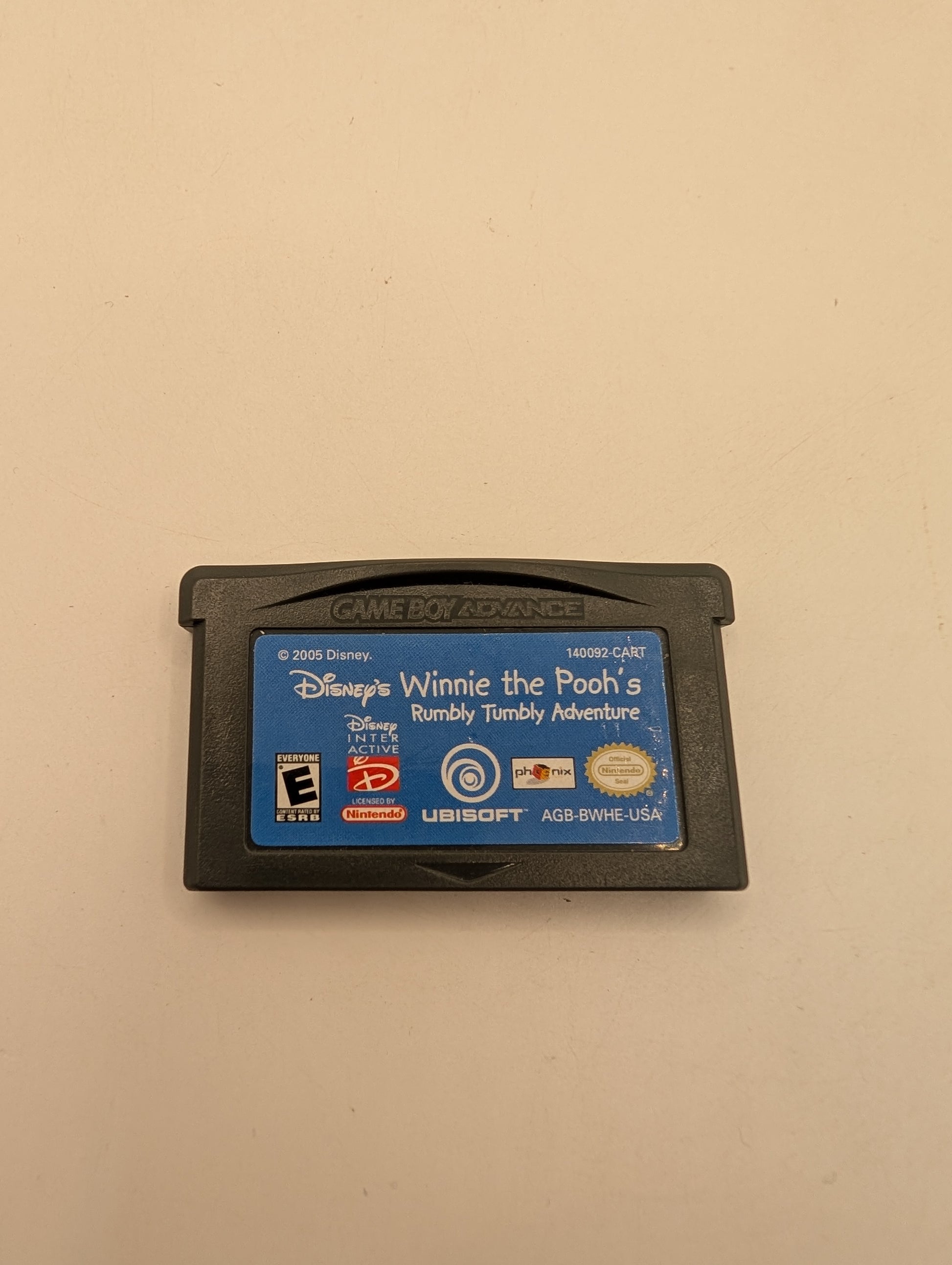 Disney's Winnie the Pooh: Rumbly Tumbly Adventure (Game Boy Advance, 2005) GBA
