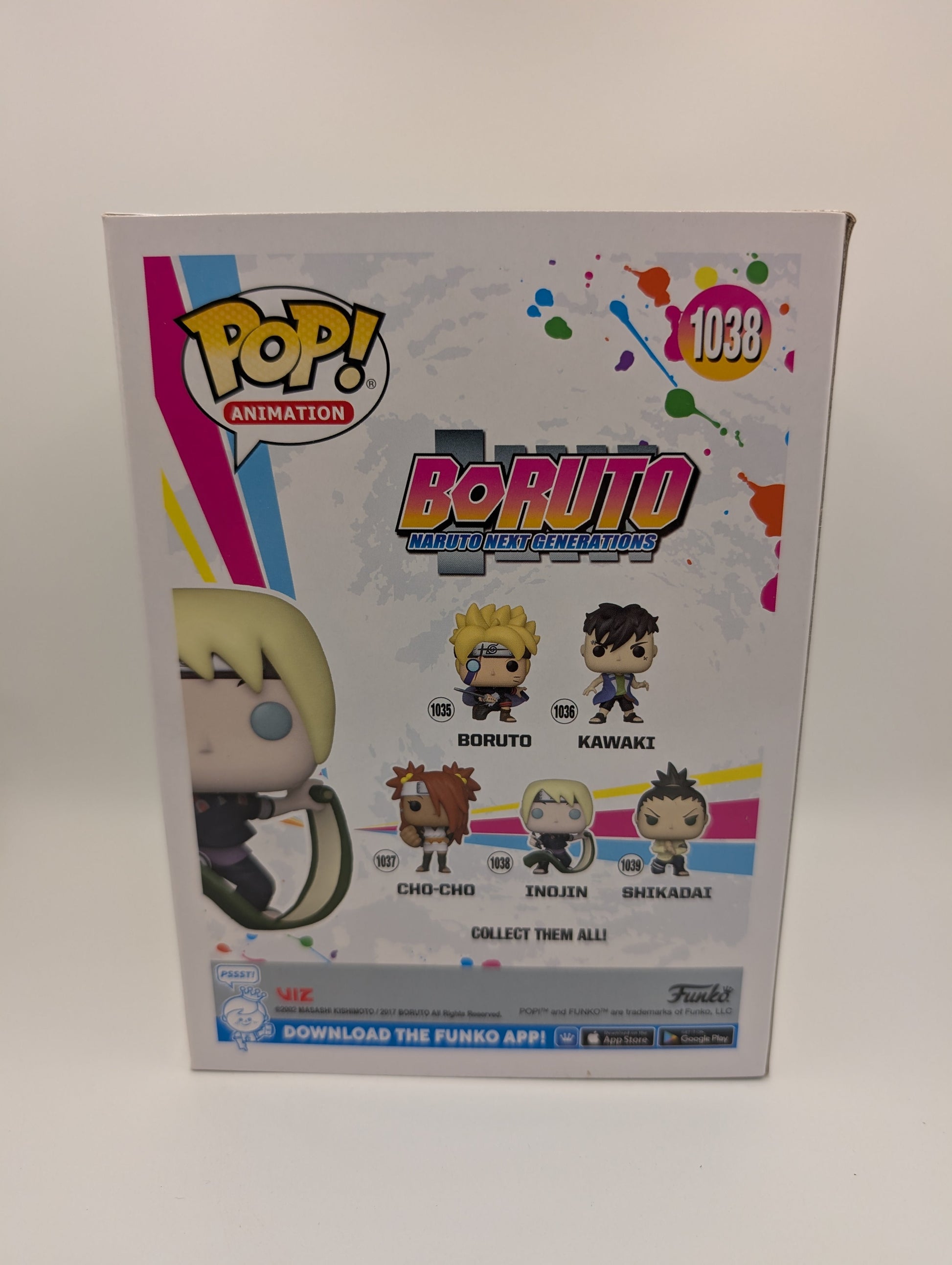 Boruto: Naruto Next Generations - Inojin Pop! Vinyl #1038 Funko FRENLY BRICKS - Open 7 Days