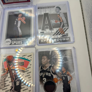 San Antonio Spurs NBA Basketball Card Lot, Rookies, Patch, Auto, Victor Wembanyama FRENLY BRICKS - Open 7 Days