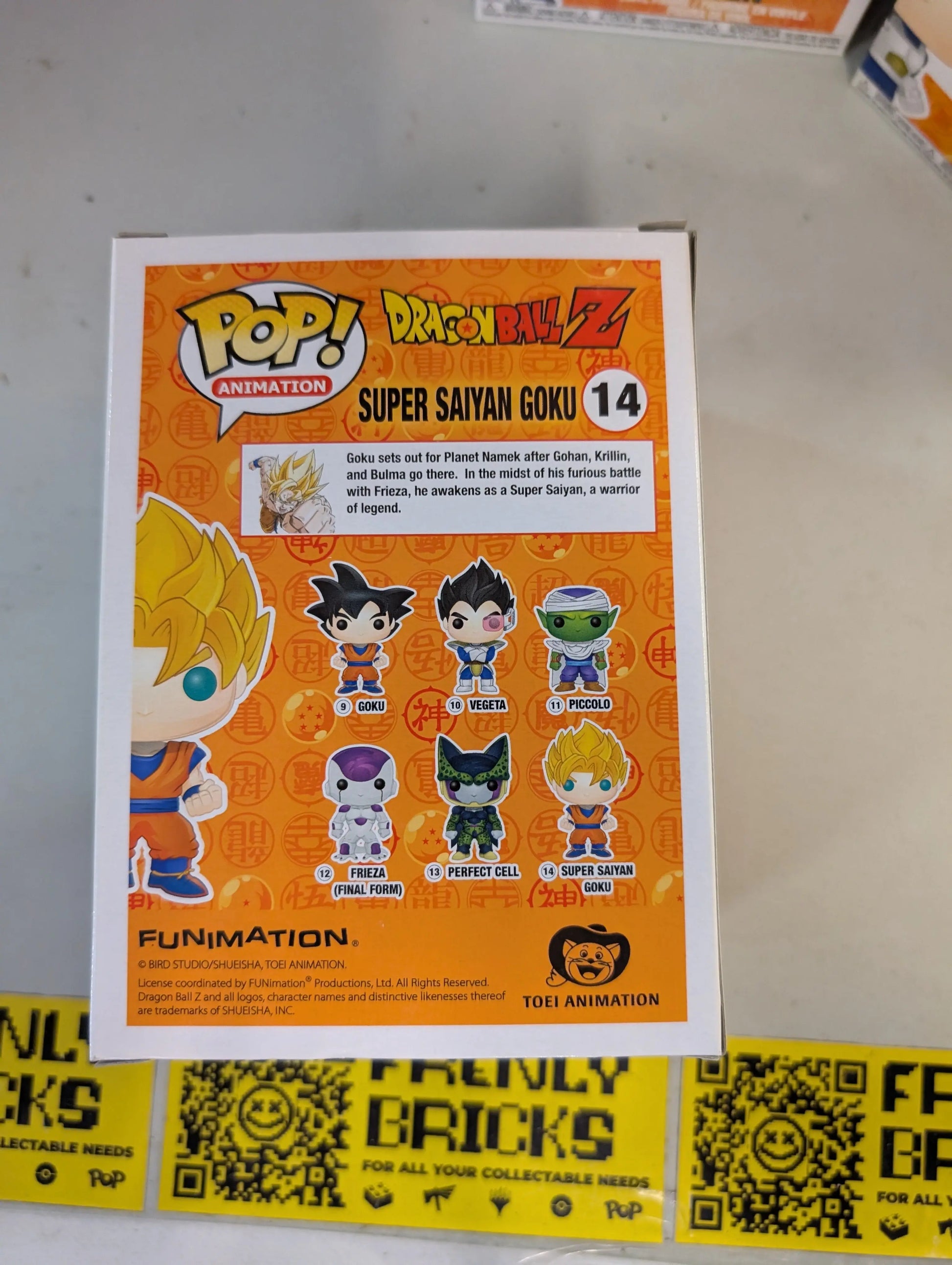 Goku Super Saiyan Dragon Ball Z Anime Funko Pop #14 Vaulted FRENLY BRICKS - Open 7 Days