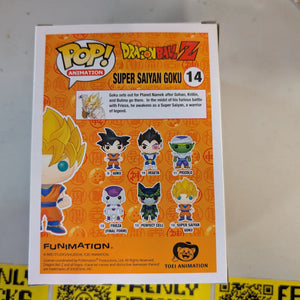 Goku Super Saiyan Dragon Ball Z Anime Funko Pop #14 Vaulted FRENLY BRICKS - Open 7 Days